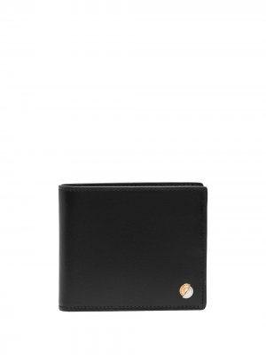 Бумажник с логотипом Versace. Цвет: черный