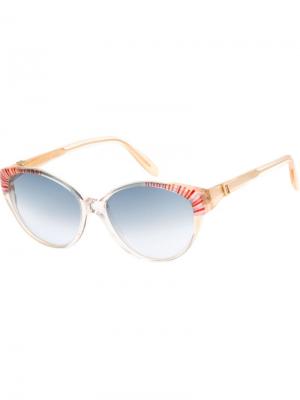 Солнцезащитные очки с красными полосками Yves Saint Laurent Pre-Owned. Цвет: нейтральные цвета