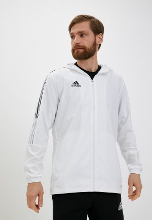 Ветровка adidas. Цвет: белый