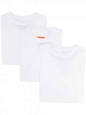 Комплект из трех футболок CK Calvin Klein. Цвет: белый