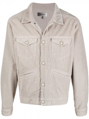 Вельветовая куртка-рубашка Isabel Marant. Цвет: нейтральные цвета