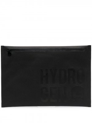 Клатч с логотипом Hydrogen. Цвет: черный