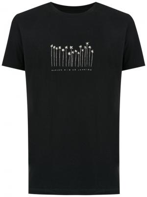 Palm tree T-shirt Osklen. Цвет: чёрный