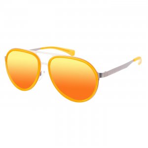 Солнцезащитные очки формы «авиаторы» из металла и ацетата CKJ135S для женщин Calvin Klein