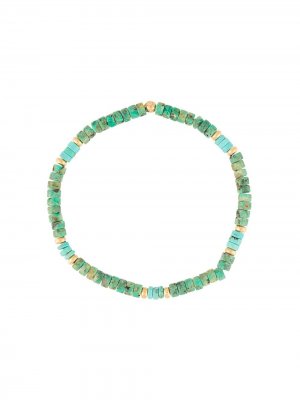 Браслет из бусин Nialaya Jewelry. Цвет: зеленый