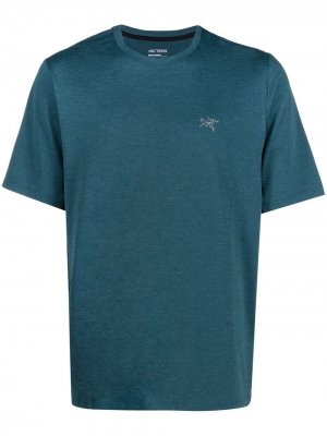 Arcteryx футболка с вышитым логотипом Arc'teryx. Цвет: синий