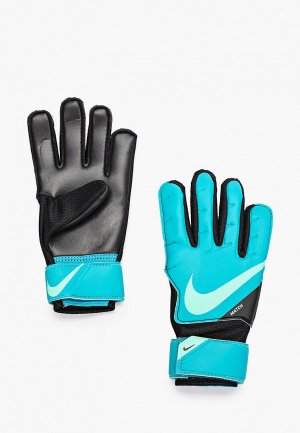 Перчатки вратарские Nike. Цвет: бирюзовый