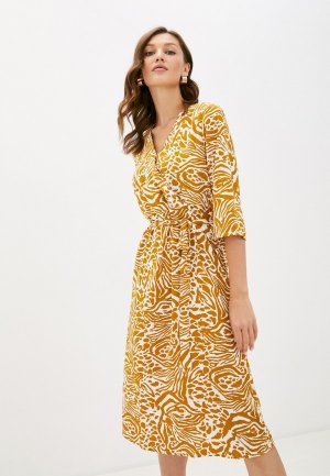 Платье Jacqueline de Yong. Цвет: желтый