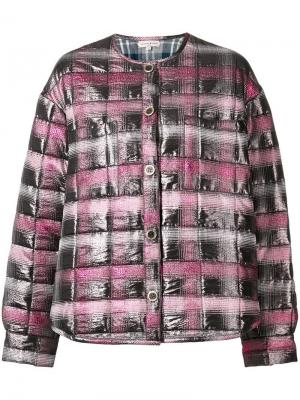 Жаккардовая куртка Natasha Zinko. Цвет: розовый