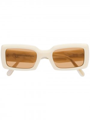 Солнцезащитные очки Petra в квадратной оправе Retrosuperfuture. Цвет: нейтральные цвета