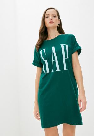 Платье Gap. Цвет: зеленый