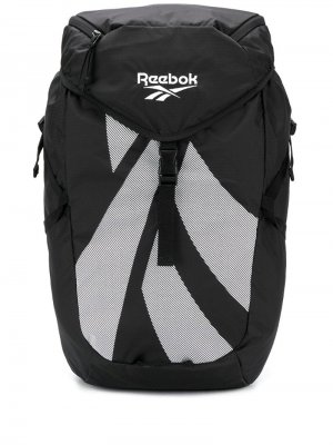 Рюкзак с логотипом Reebok. Цвет: черный
