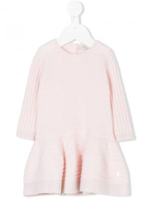 Платье с приспущенной талией Baby Dior. Цвет: розовый