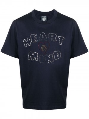 Декорированная футболка Heart Mind Billionaire Boys Club. Цвет: синий