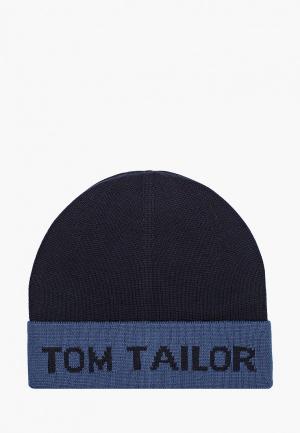 Шапка Tom Tailor. Цвет: синий