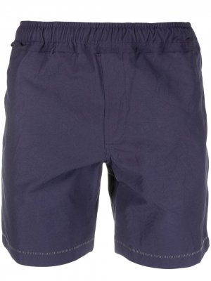Спортивные шорты с контрастной строчкой Ader Error. Цвет: фиолетовый