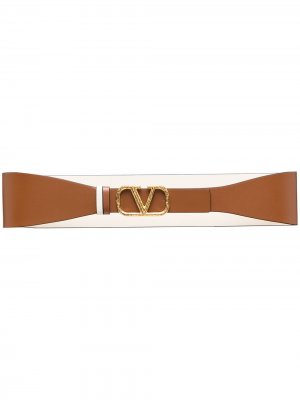 Ремень с логотипом VLogo Valentino Garavani. Цвет: коричневый