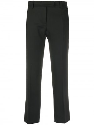 Укороченные брюки с контрастной окантовкой LIU JO. Цвет: черный