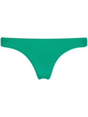 Плавки бикини с завышенной талией Frankies Bikinis. Цвет: зеленый