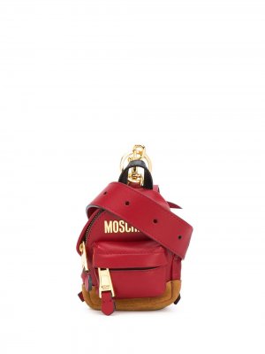 Поясная сумка размера мини Moschino. Цвет: красный