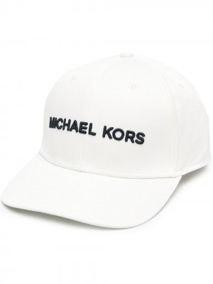 Кепка с вышитым логотипом Michael Kors. Цвет: белый