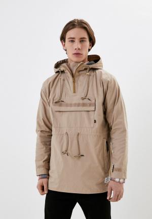 Куртка Alpha Industries. Цвет: бежевый