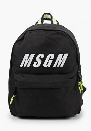 Рюкзак MSGM Kids. Цвет: черный