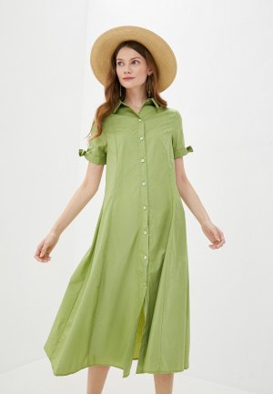 Платье Sweewe. Цвет: зеленый