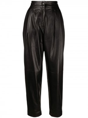 Зауженные брюки с завышенной талией Dolce & Gabbana. Цвет: черный