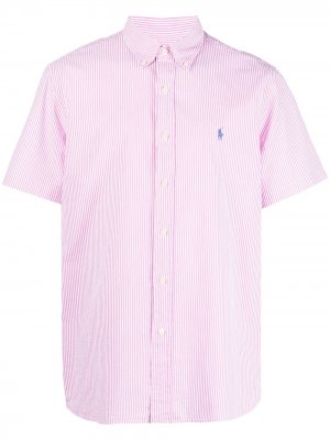 Рубашка Polo Pony с короткими рукавами Ralph Lauren. Цвет: розовый