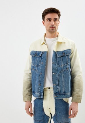 Куртка джинсовая Diesel. Цвет: разноцветный