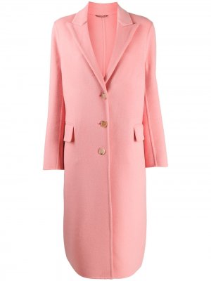 Пальто с заостренными лацканами Ermanno Scervino. Цвет: розовый