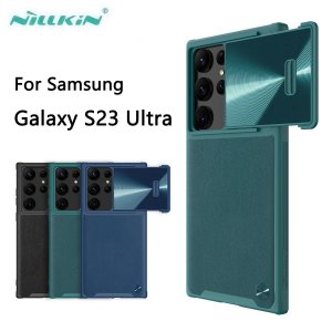 Чехол  с текстурированным нейлоновым волокном для Samsung Galaxy S23 Ultra, защитный камеры NILLKIN