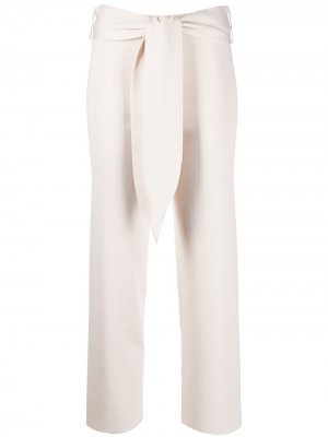 Трикотажные брюки с завышенной талией Antonella Rizza. Цвет: нейтральные цвета