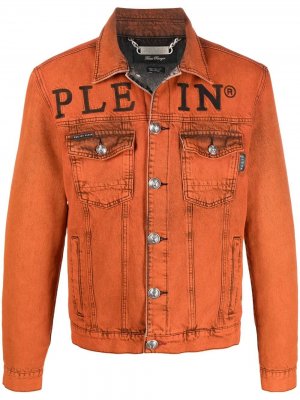 Джинсовая куртка Colorful Iconic Philipp Plein. Цвет: оранжевый