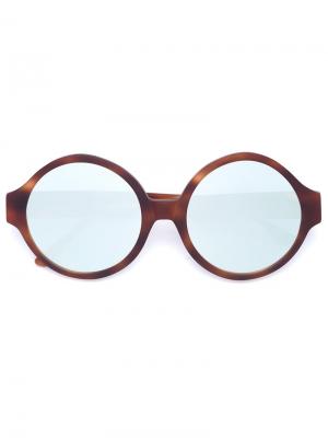 Солнцезащитные очки Vera Wang. Цвет: коричневый