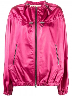 Куртка с кулиской Marni. Цвет: розовый