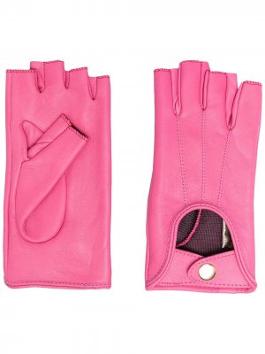 Перчатки-митенки Manokhi. Цвет: розовый