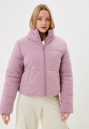 Куртка утепленная Reebok. Цвет: розовый