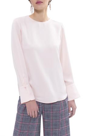 Блузка RIVADU. Цвет: персиковый