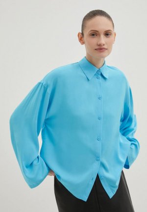 Блуза Finn Flare. Цвет: бирюзовый
