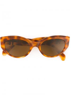 Солнцезащитные очки с оправой кошачий глаз Persol Pre-Owned. Цвет: коричневый