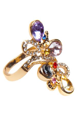 Кольцо Luisa Vannini Jewelry. Цвет: gold and multicolor