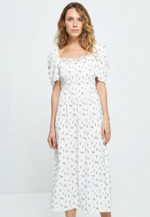 Платье Zarina. Цвет: белый