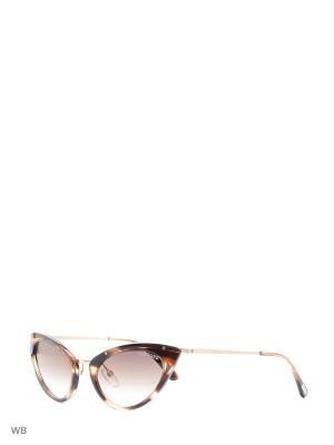 Солнцезащитные очки FT 0349 47G Tom Ford. Цвет: золотистый, серый