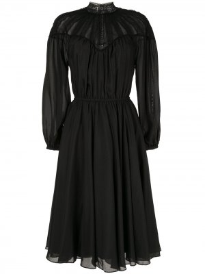 Платье-рубашка с длинными рукавами CK Calvin Klein. Цвет: черный