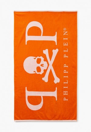 Полотенце Philipp Plein. Цвет: оранжевый