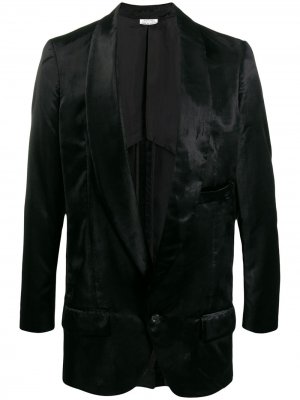 Пиджак с широкими лацканами Comme Des Garçons Homme Plus. Цвет: черный