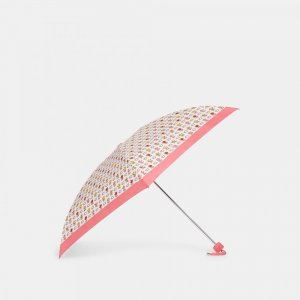 Мини-зонт  с защитой от ультрафиолета цветочным принтом Badlands Coach