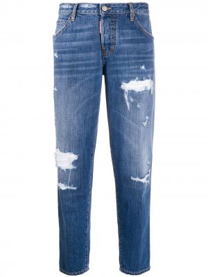 Укороченные джинсы Hockney Dsquared2. Цвет: синий